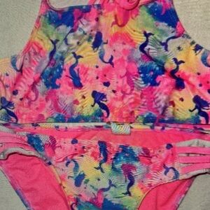 Colorful Mermaid Kids Swimsuit